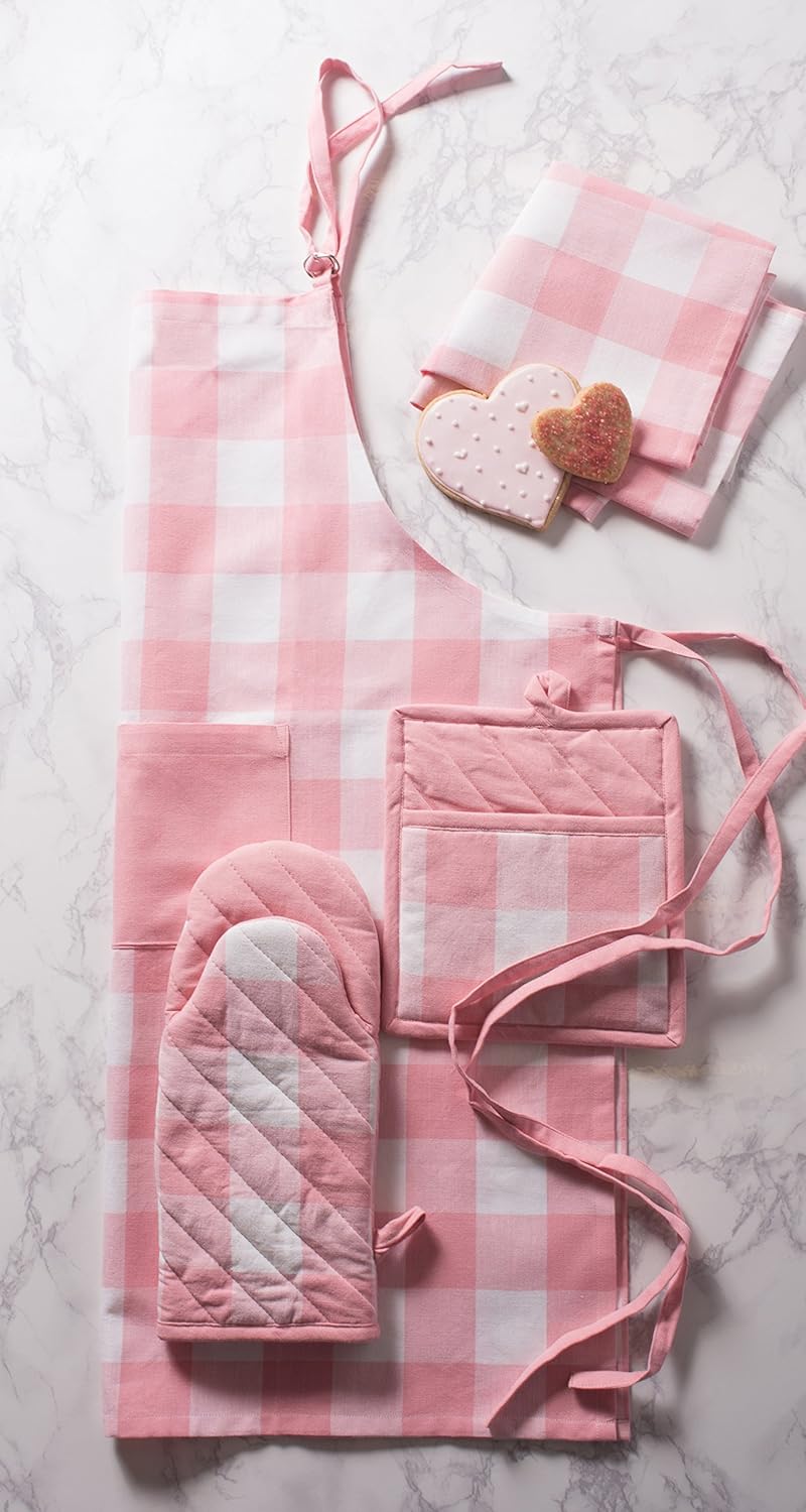 Chic Checkered Kitchen Apron