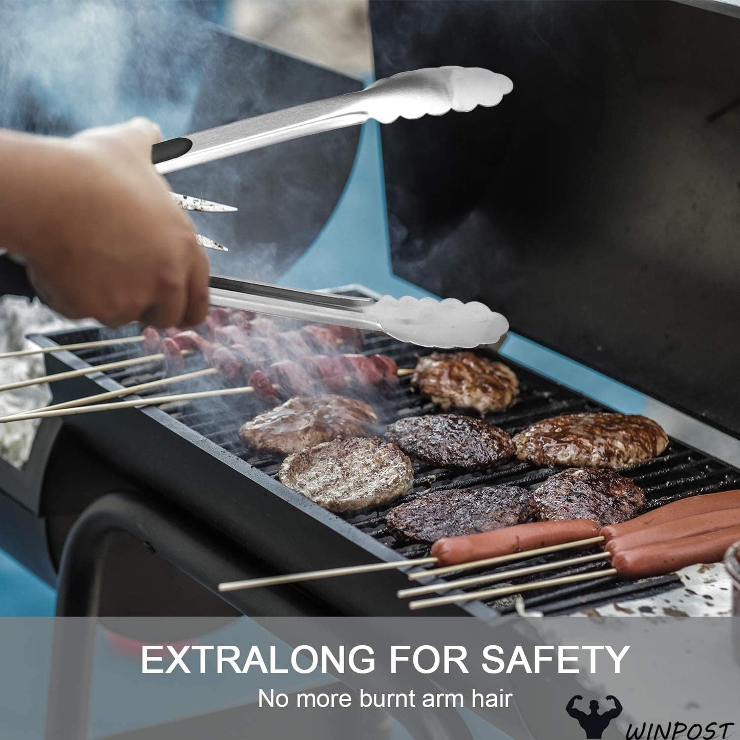Heat-Safe Kitchen Tongs