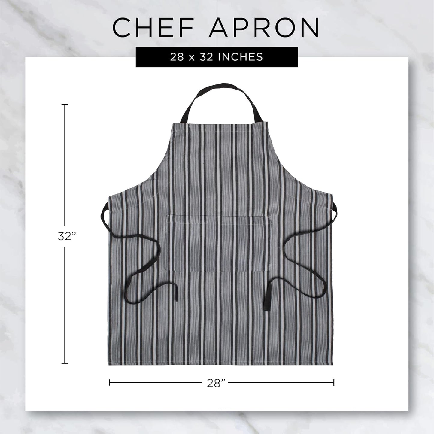 Chic Checkered Kitchen Apron